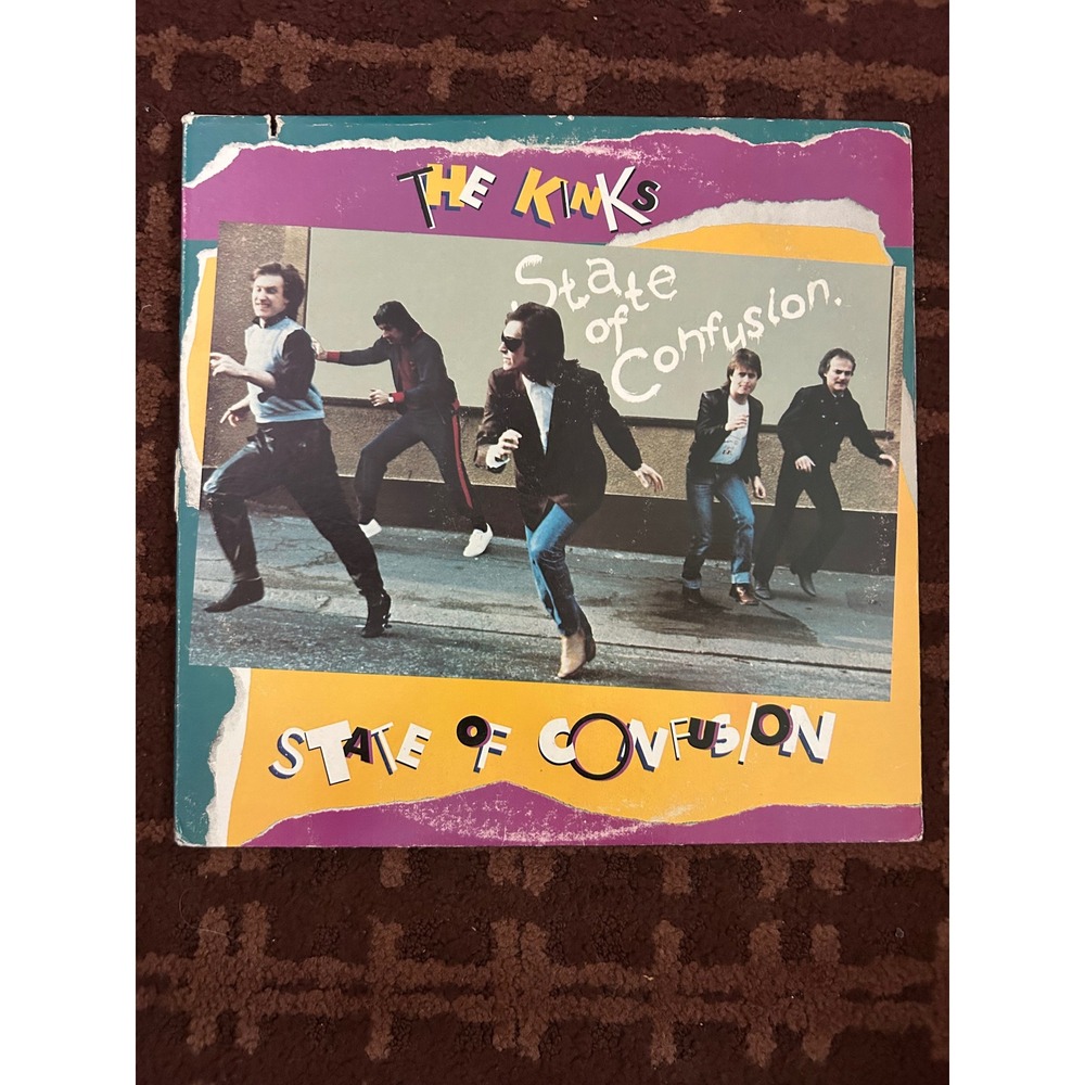The Kinks State of Confusion Vinyl LP 1983 Arista Records AL 8-8018 Come Dancing